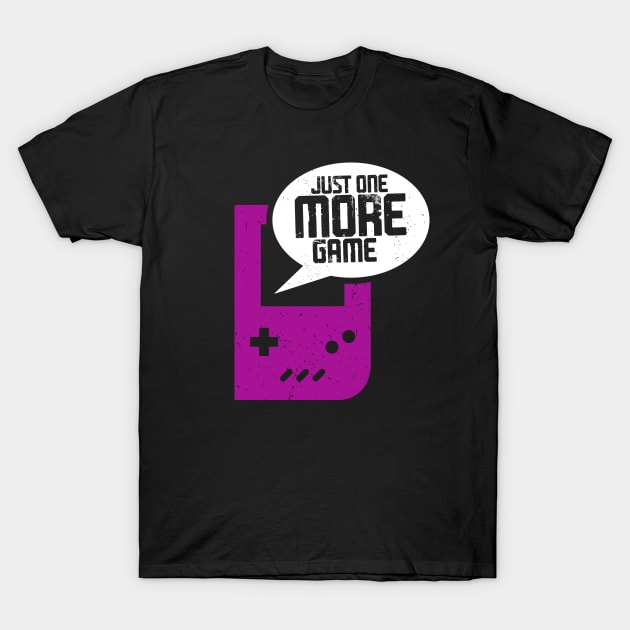 One More Game T-Shirt by machmigo